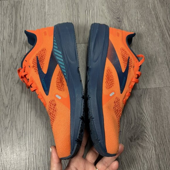 Size 9 - Brooks Launch GTS 9 Orange Blue  Running Shoe Men SAMPLE main image 7